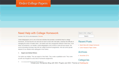 Desktop Screenshot of ordercollegepapers.freeblog.biz