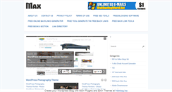 Desktop Screenshot of freewordpressthemes.freeblog.biz