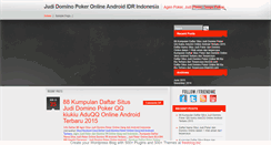Desktop Screenshot of judidominopoker.freeblog.biz