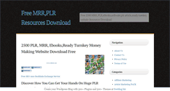 Desktop Screenshot of freemrrplrdownloads.freeblog.biz