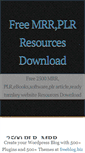 Mobile Screenshot of freemrrplrdownloads.freeblog.biz