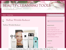 Tablet Screenshot of beautycleansingtools.freeblog.biz