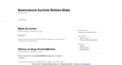 Desktop Screenshot of kuchniebielsko.freeblog.biz