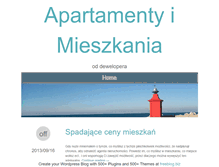 Tablet Screenshot of apartamenty.freeblog.biz